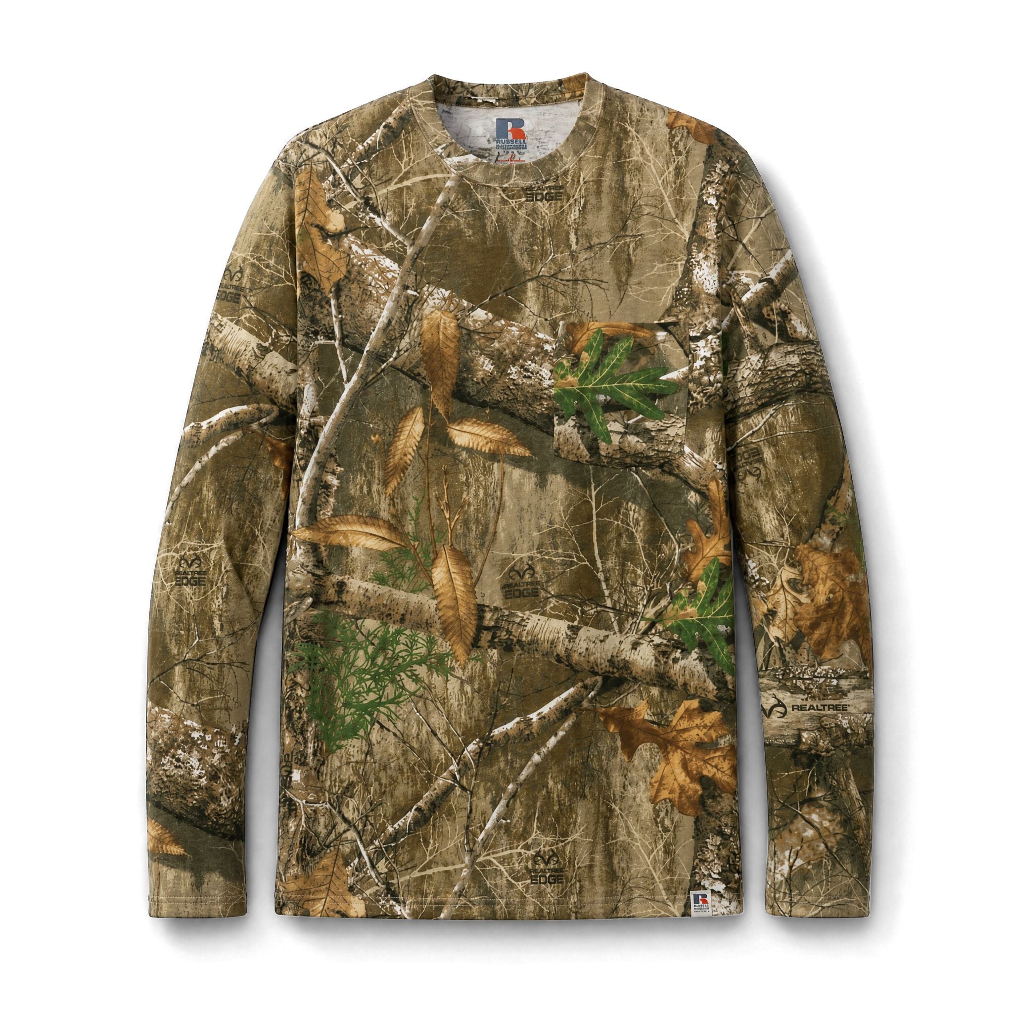 Camo Long Sleeve Pocket Tee