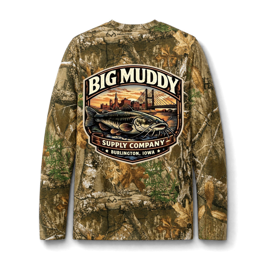 Camo Long Sleeve Pocket Tee